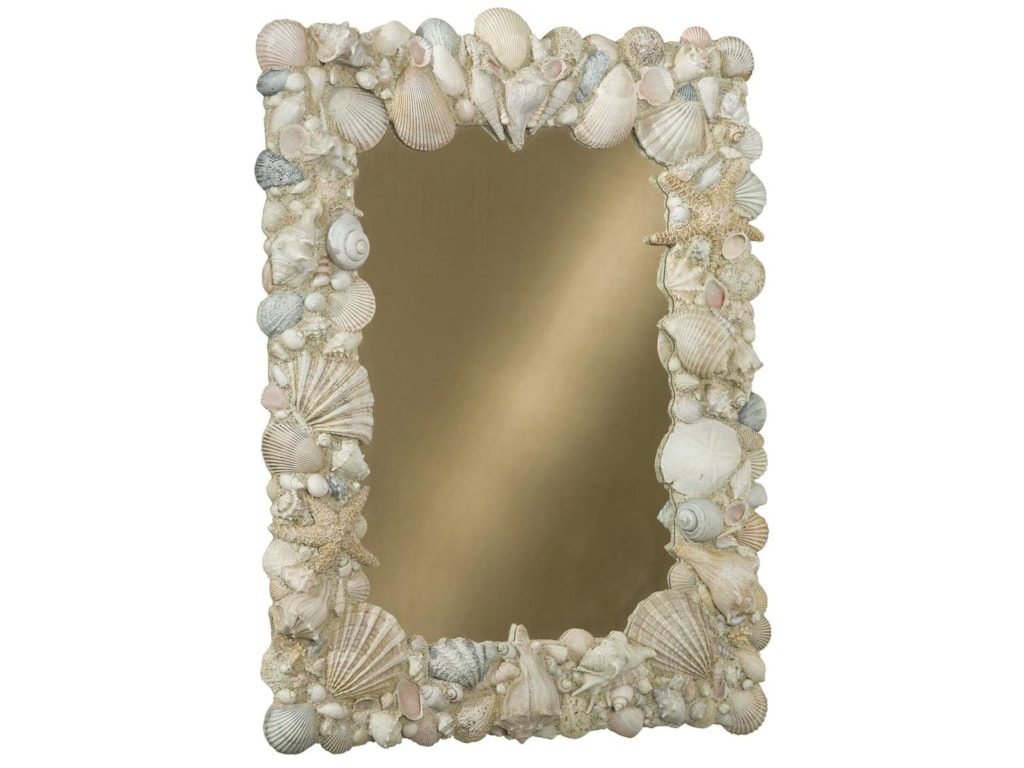 Linwood Furniture Villages of Gulf BreezeVertical Hand Painted Shell Mirror