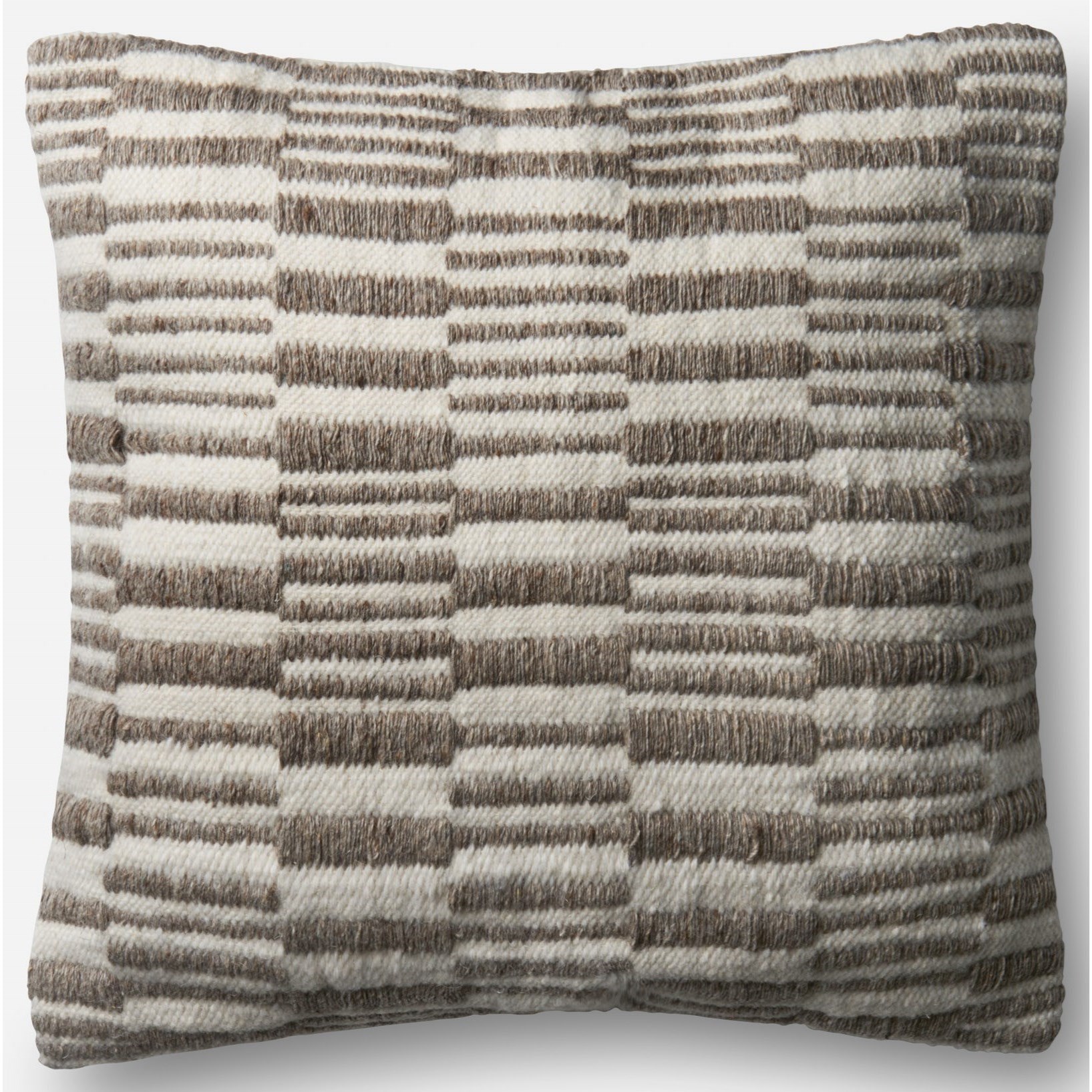 Loloi Rugs Indoor Outdoor Pillows 22 X 22 Brown Natural Pillow Cover Only Pedigo Furniture Throw Pillows