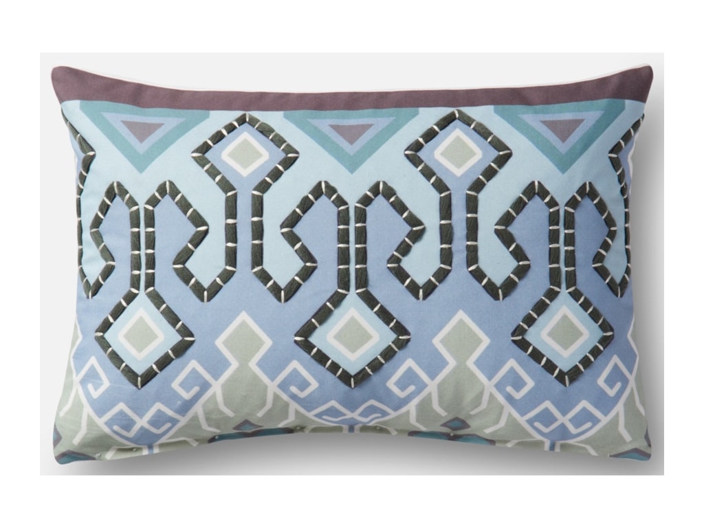 Loloi Rugs Indoor Outdoor Blue Multi 13 X 21 Down Pillow Loloi Rugs Indoor Outdoor Blue Multi 13 X 21 Down Pillow