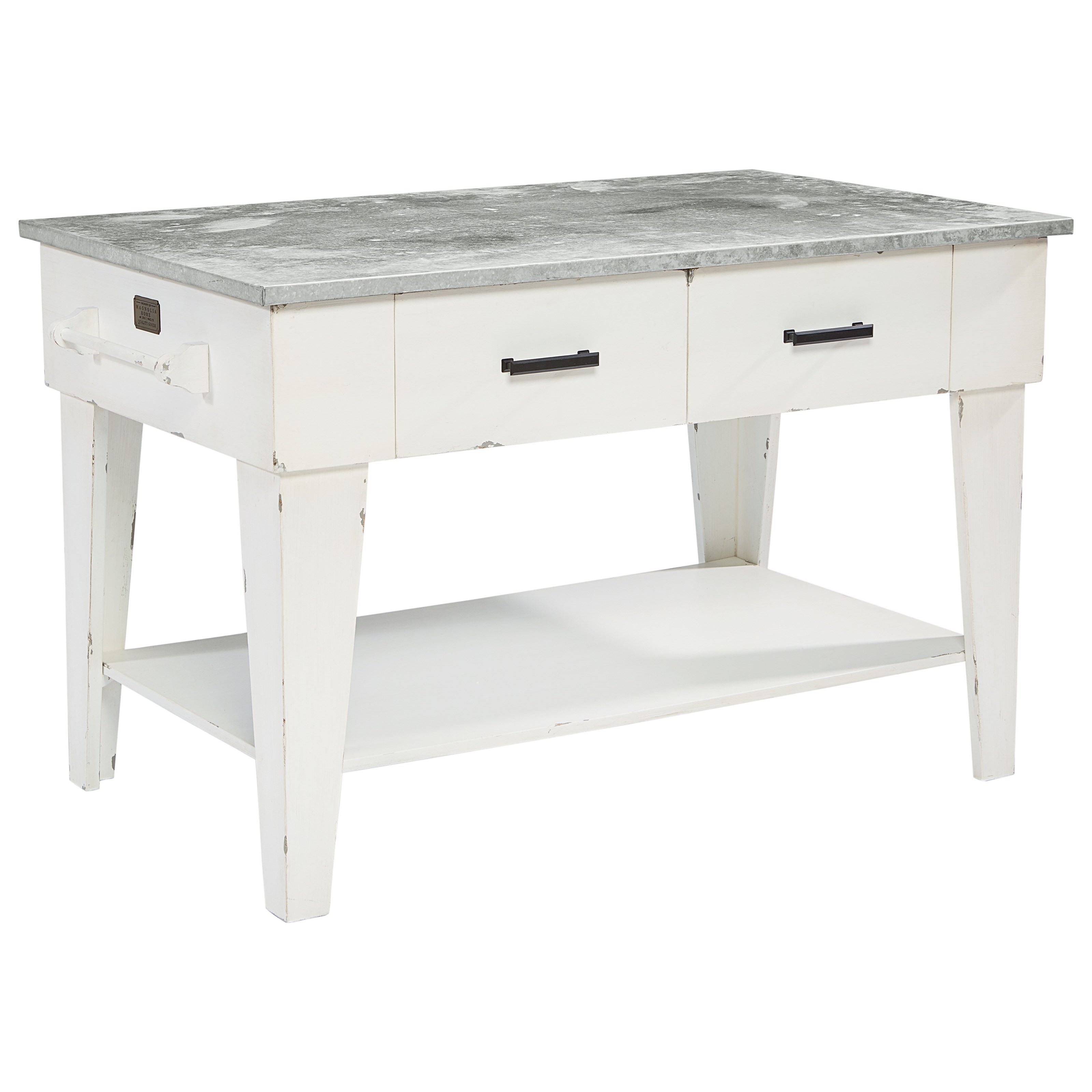 Magnolia Home By Joanna Gaines Farmhouse Kitchen Island With 2