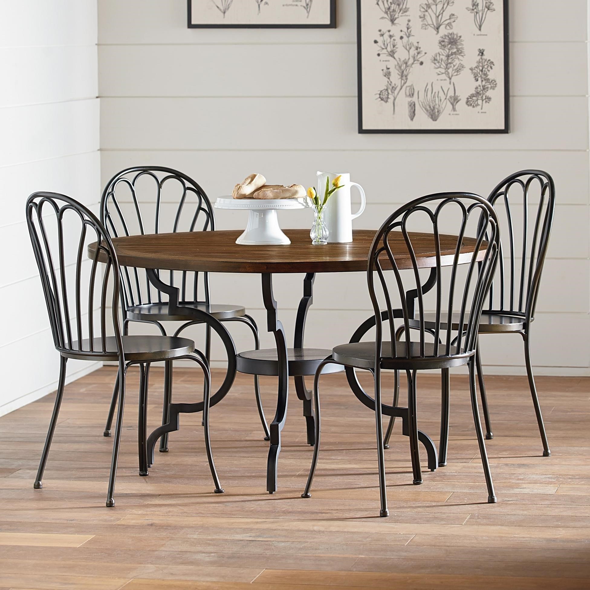 Magnolia Home By Joanna Gaines Primitive 5 Piece Round Table