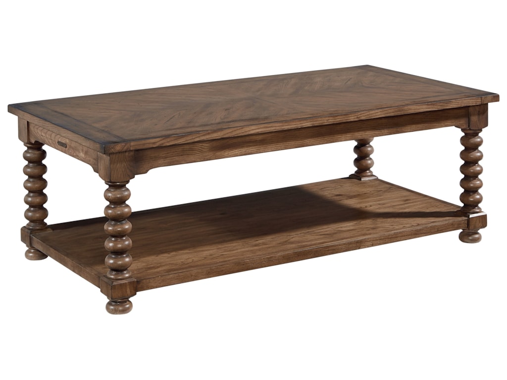 Magnolia Home By Joanna Gaines Traditional Coffee Table With Spool Magnolia Home By Joanna Gaines Traditional Coffee Table With Spool Legs