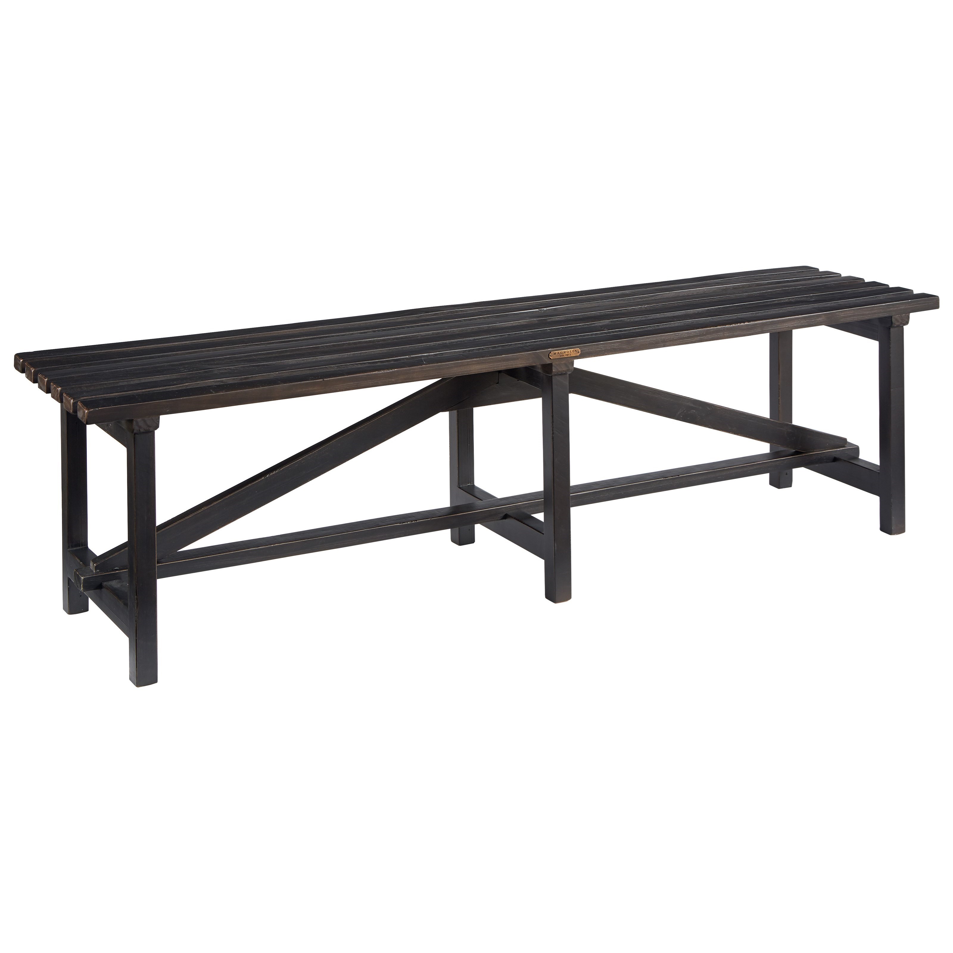 Magnolia Home By Joanna Gaines Accent Elements Open Slat Bench