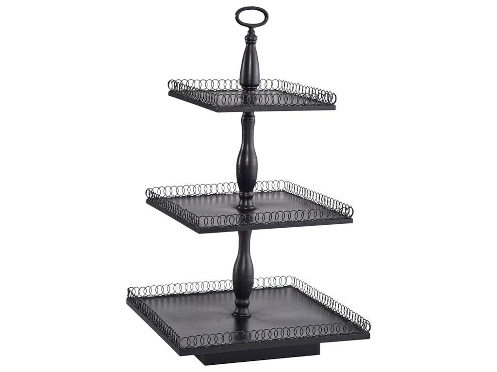 Magnolia Home By Joanna Gaines Accessories Black Metal 3 Tier Petal Magnolia Home By Joanna Gaines Accessoriesmetal 3 Tier Petal Stand