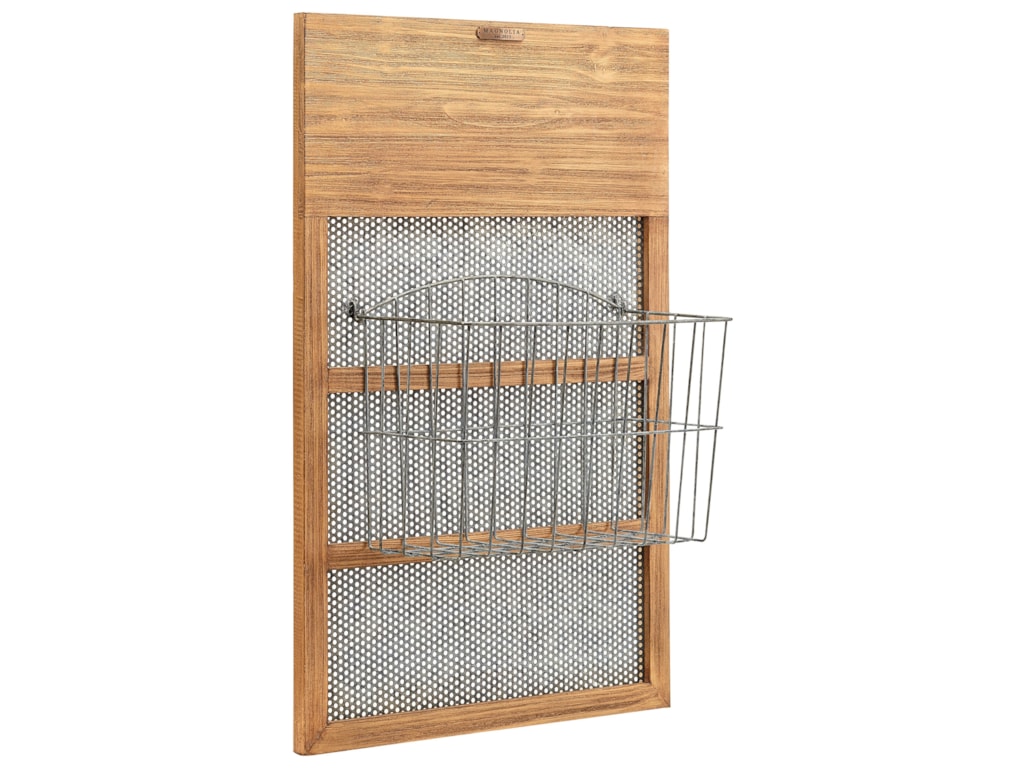 Magnolia home by joanna gaines accessories basket on wood