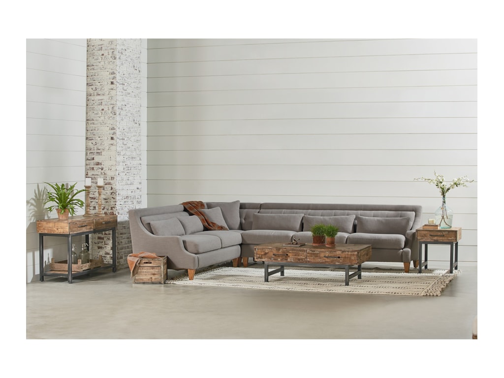 Magnolia Home By Joanna Gaines Chisel Three Piece Sectional Magnolia Home By Joanna Gaines Chiselsectional Sofa