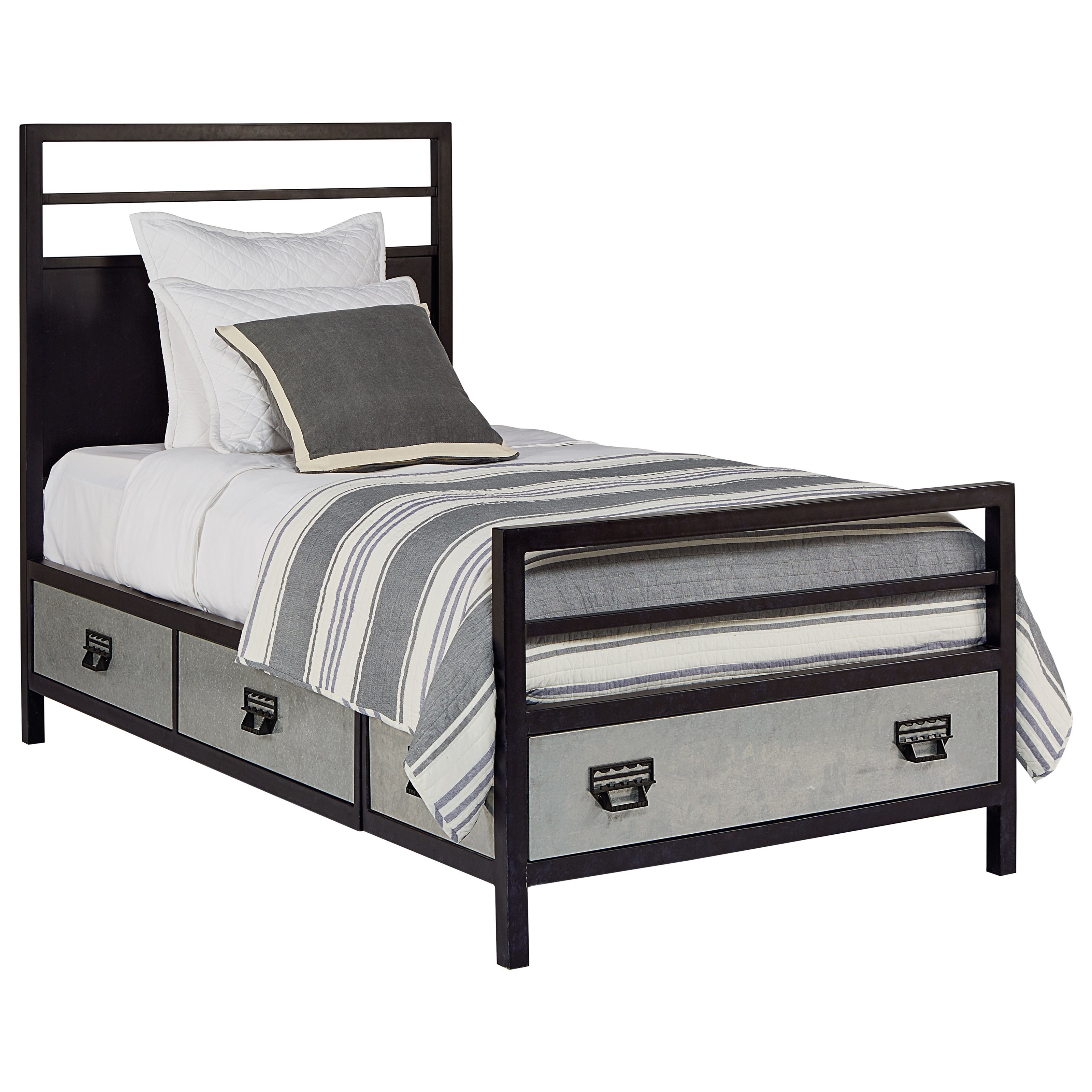 Magnolia Home By Joanna Gaines Industrial Twin Metal Stair Bed