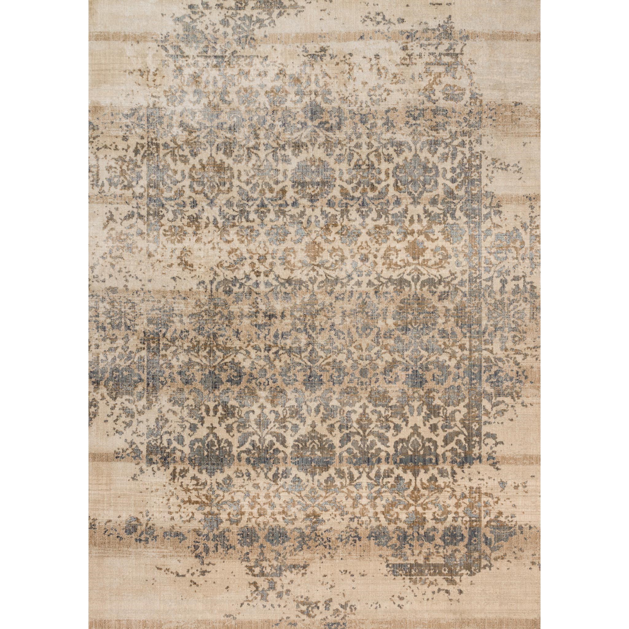 Magnolia Home By Joanna Gaines For Loloi Kivi 9 6 X 9 6 Machine Made Ivory Quarry Contemporary Round Rug Belfort Furniture Rugs