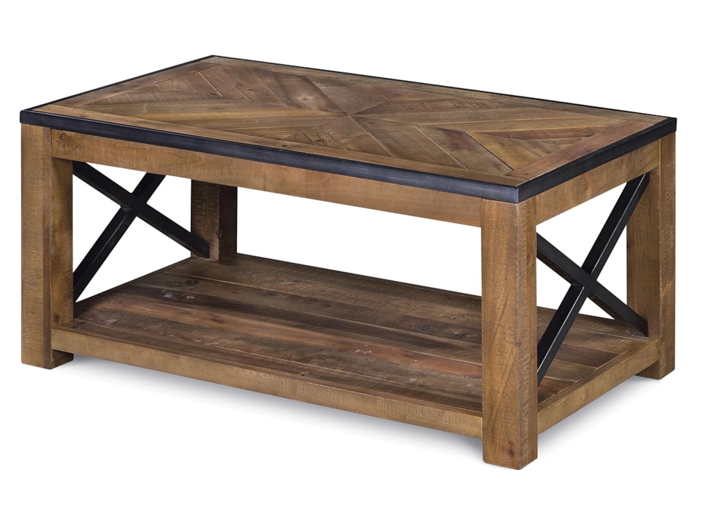 Magnussen Home PendertonSmall Rectangular Cocktail Table (w/ caste