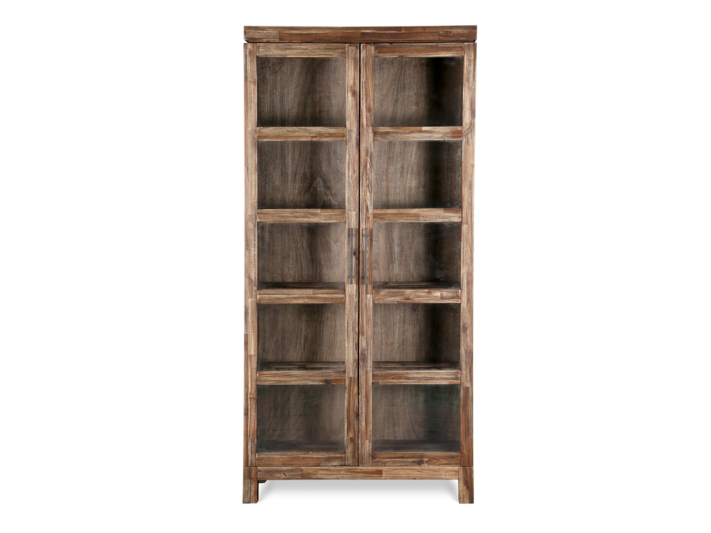 Magnussen Home Adler Contemporary Rustic Bookcase With Glass Doors And Adjustable Display Shelves - Miskelly Furniture - Closed Bookcase Magnussen Home Adler Contemporary Rustic Bookcase With Glass Doors And Adjustable Display Shelves - Miskelly Furniture - Closed Bookcase