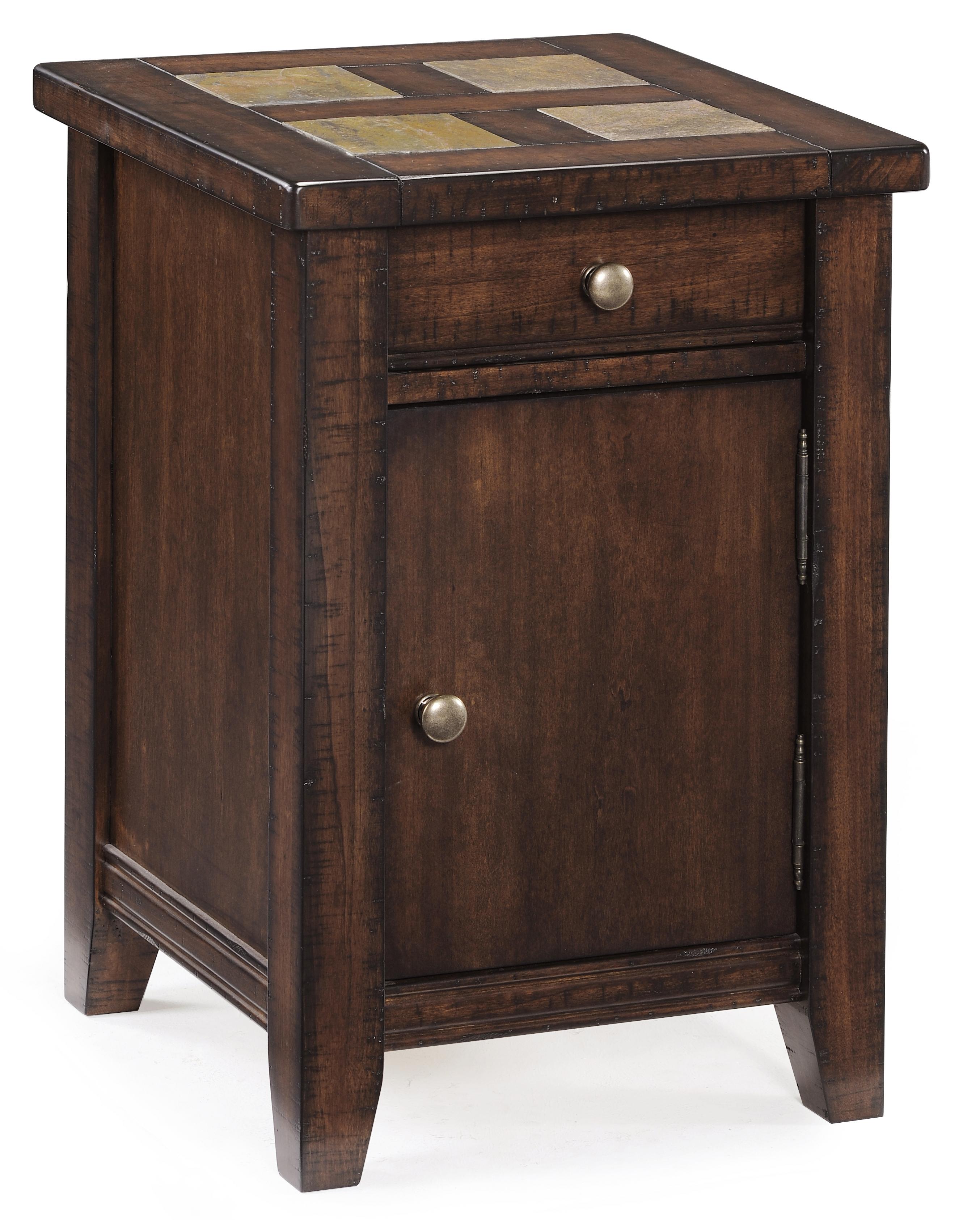 Magnussen Home Allister T1810 33 Square Accent Cabinet Dunk Bright Furniture End Table