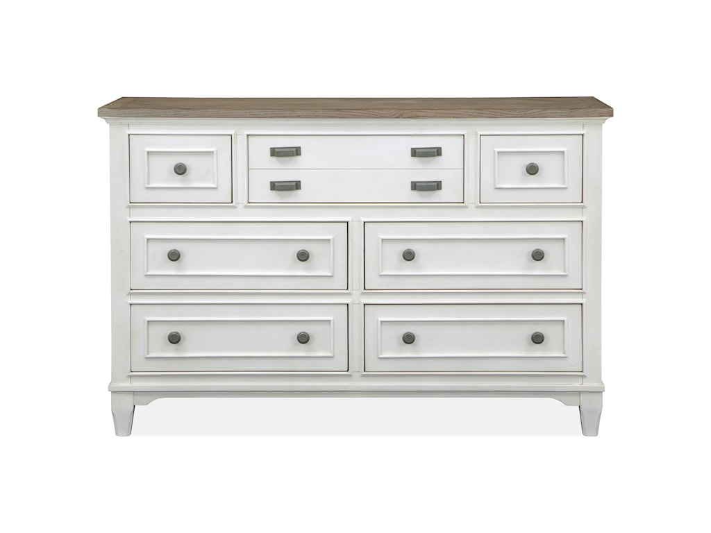 Magnussen Home Alys Beach Small 7 Drawer Dresser With 3 Felt Lined
