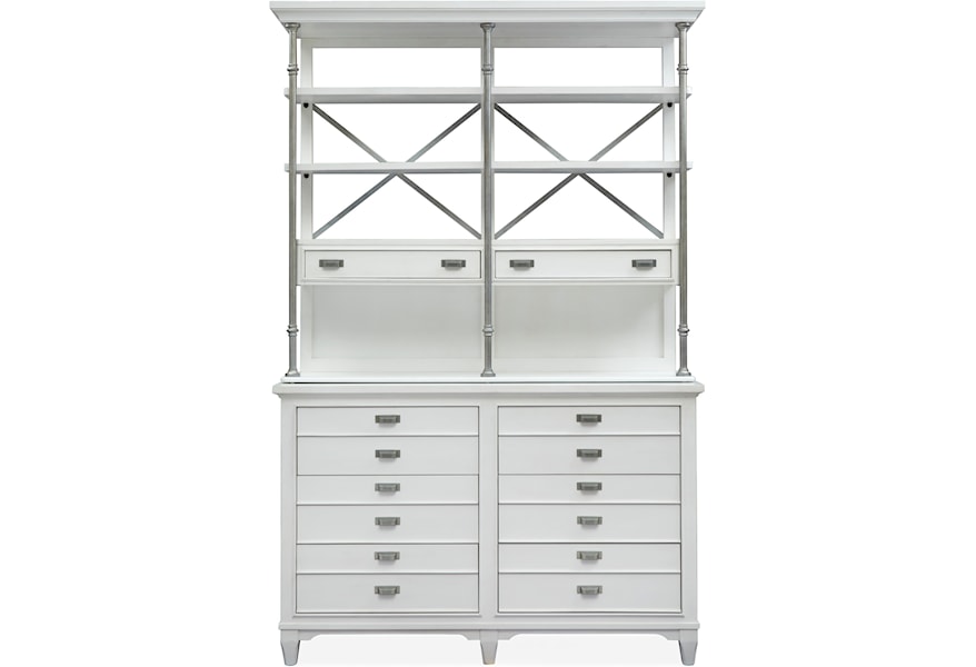 Magnussen Home Alys Beach 8 Drawer Server With Open Hutch Darvin