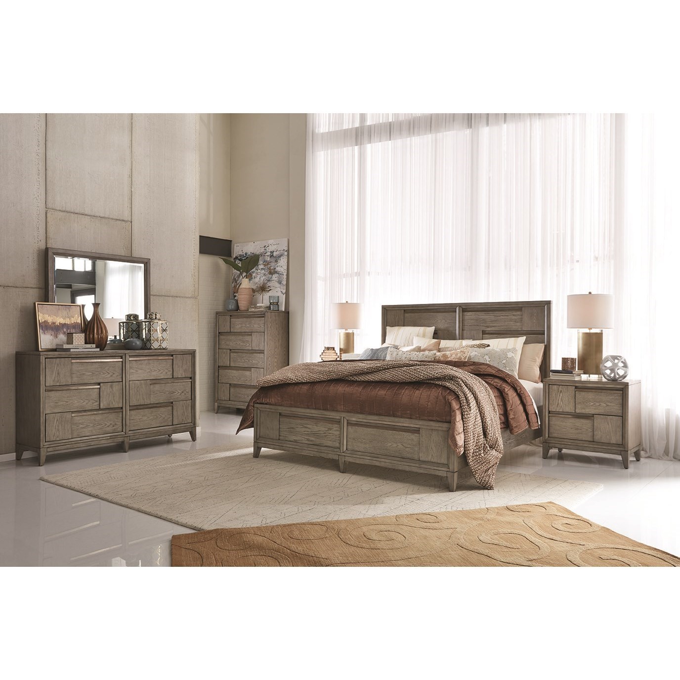 Magnussen Home Atelier King Storage Bedroom Group Value City Furniture Bedroom Groups