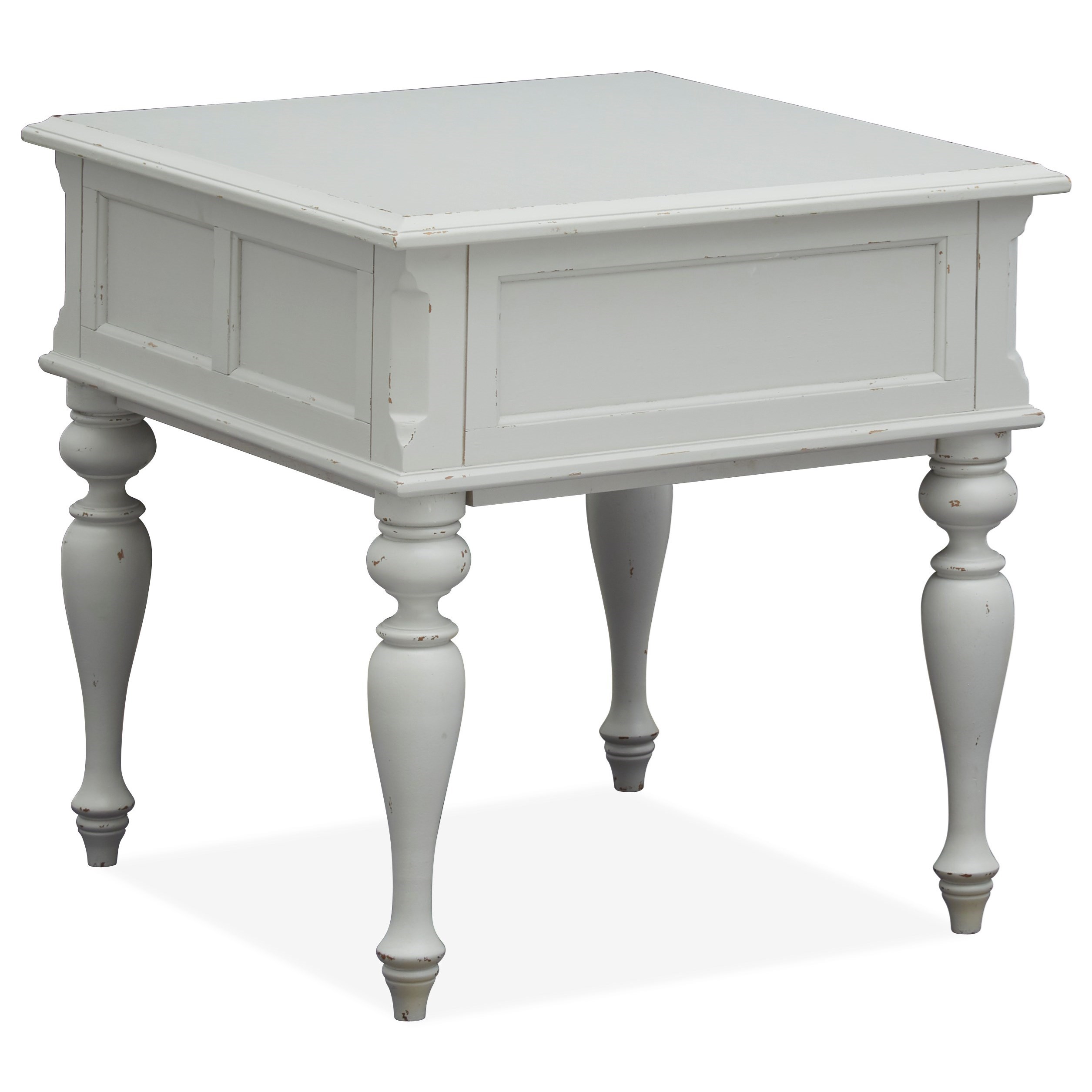 Magnussen Home Ava Relaxed Vintage End Table With 1 Drawer