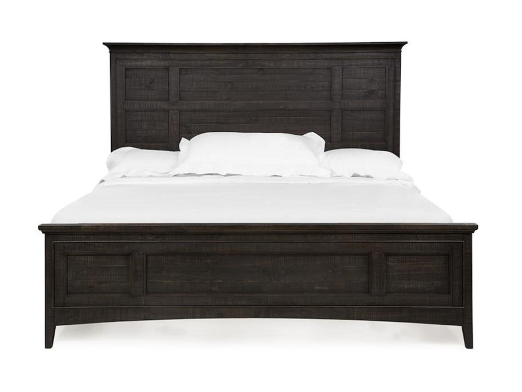 Magnussen Home Westley FallsKing Panel Bed with Storage Rails