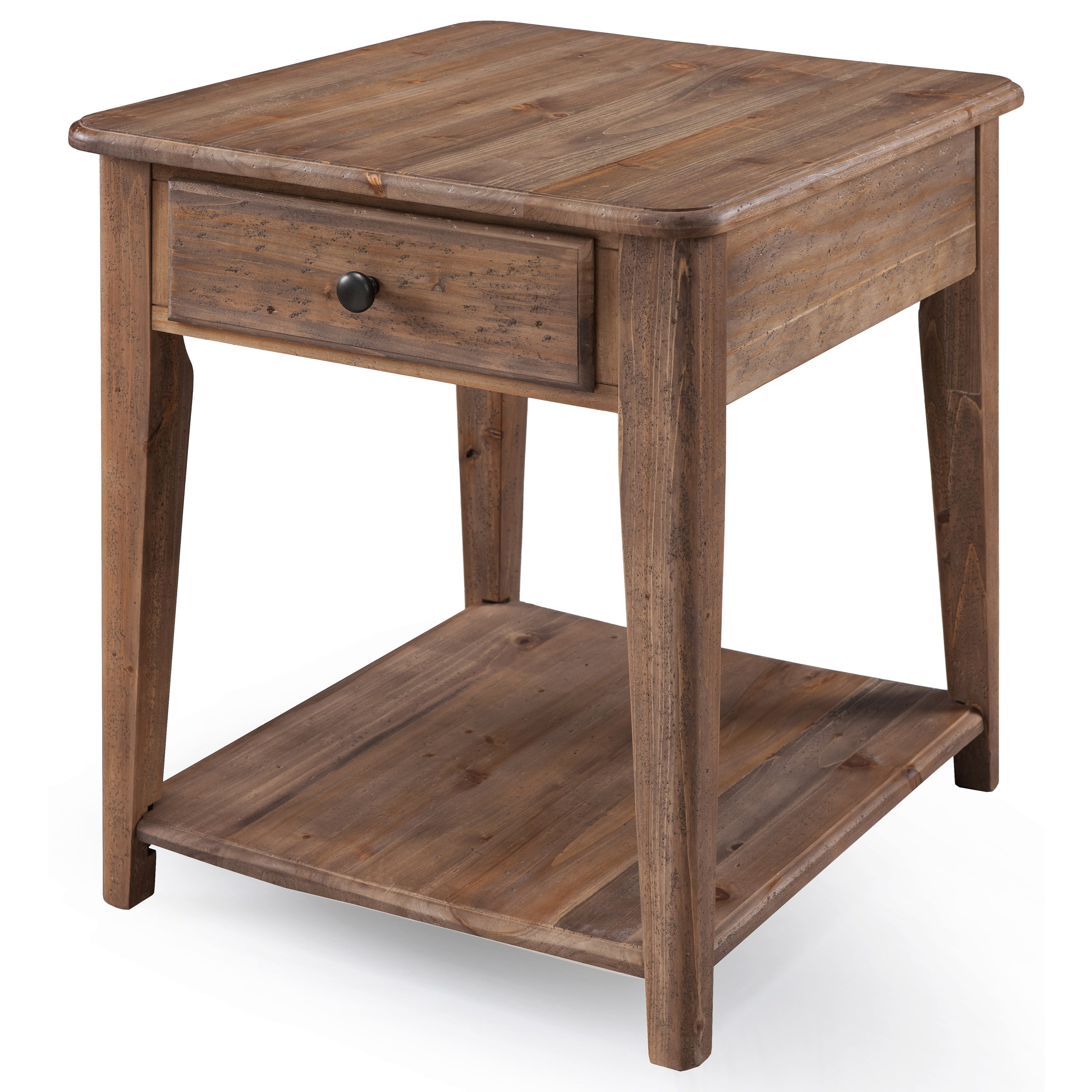 Magnussen Home Baytowne Casual End Table With Drawer Howell