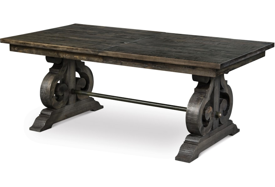 Magnussen Home Bellamy Transitional Double Pedestal Dining Table