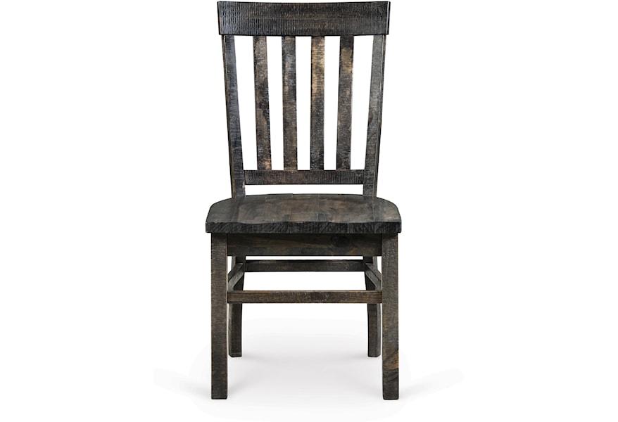 Turnin Transitional Weathered Gray Dining Side Chair Walker S Furniture Dining Side Chairs