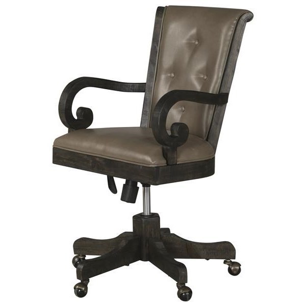 Magnussen Home Bellamy Upholstered Desk Chair Sheely S Furniture