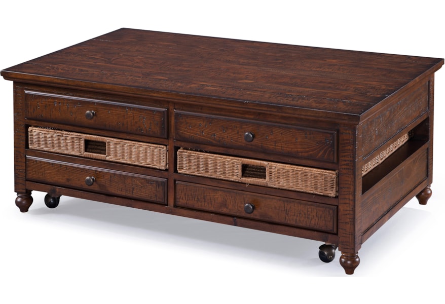 Cottage Lane Casual Rectangular Lift Top Tail Table With Removable Storage Baskets By Magnussen Home At Fashion Furniture Cottage Lane Casual Rectangular Lift Top Tail Table With Removable Storage Baskets By Magnussen Home At Fashion Furniture