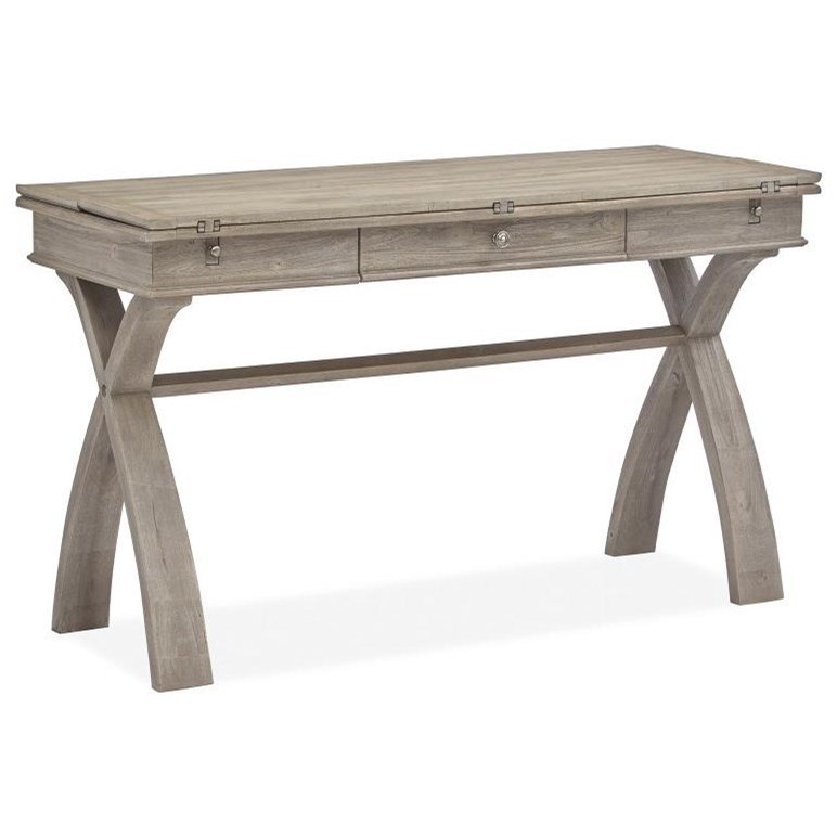 Magnussen Home Fairbanks Casual Console Table Dining Table With
