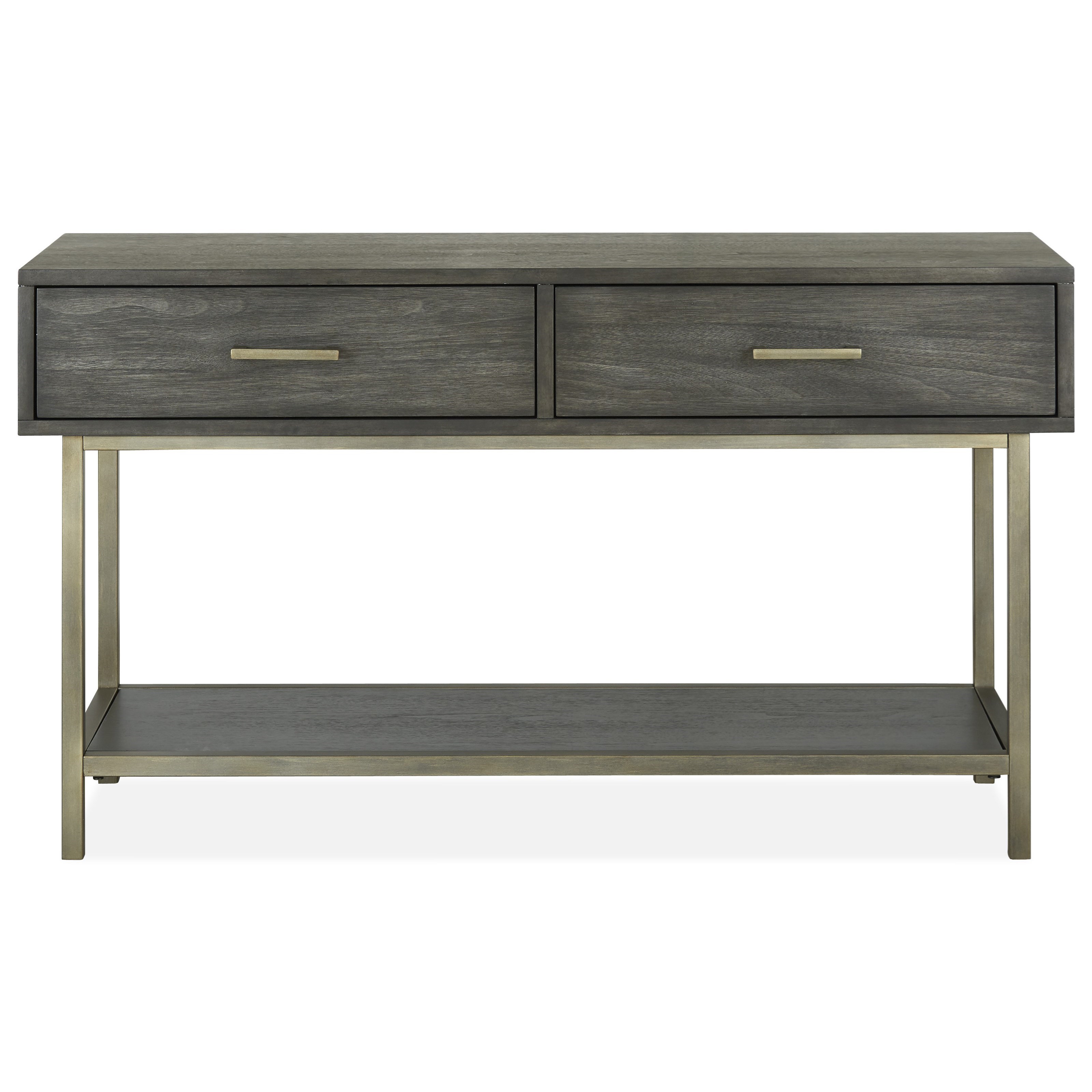 Magnussen Home Fulton Mh Mid Century Modern Sofa Table With Two Drawers Value City Furniture Sofa Tables Consoles Use anywhere that can benefit from extra storage such as.