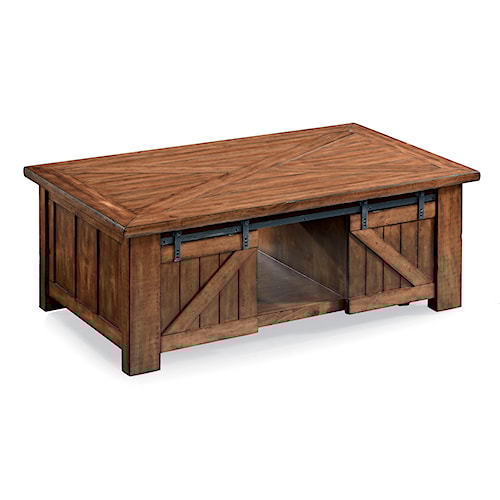 Magnussen Home Harper Farm Country Industrial Rectangular  Magnussen Home Harper Farm Country Industrial Rectangular