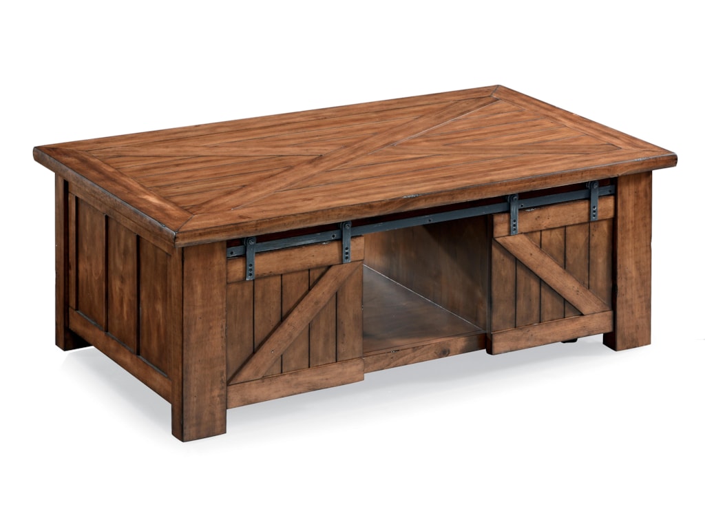 Magnussen Home Harper Farm Country Industrial Rectangular
