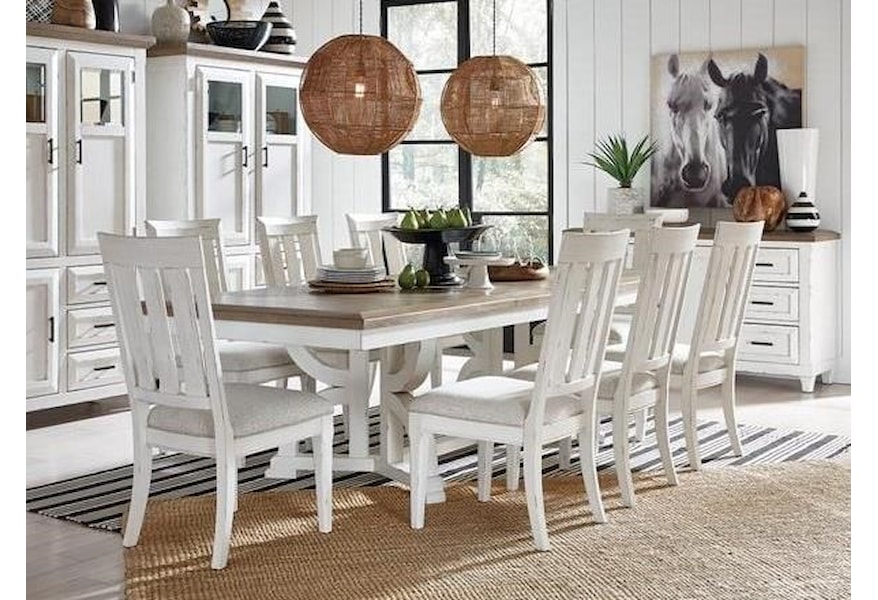 pics Cottage Style Dining Room Sets hutcheson 9 piece dining set