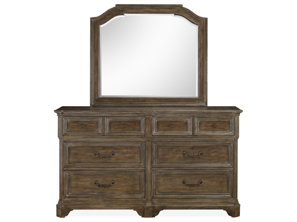 Magnussen Home Jefferson Market Dresser With Landscape Mirror