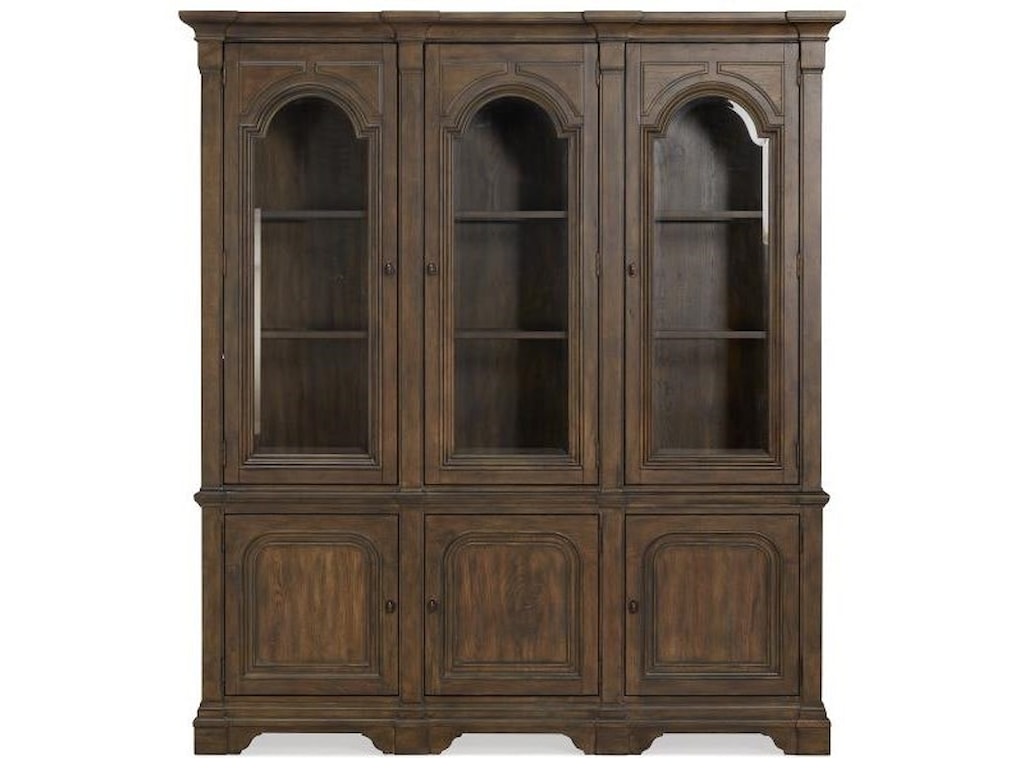 Magnussen Home Jefferson Market D4381 01 Traditional China Cabinet Jefferson Market Traditional China Cabinet With Built In Lights By Magnussen Home