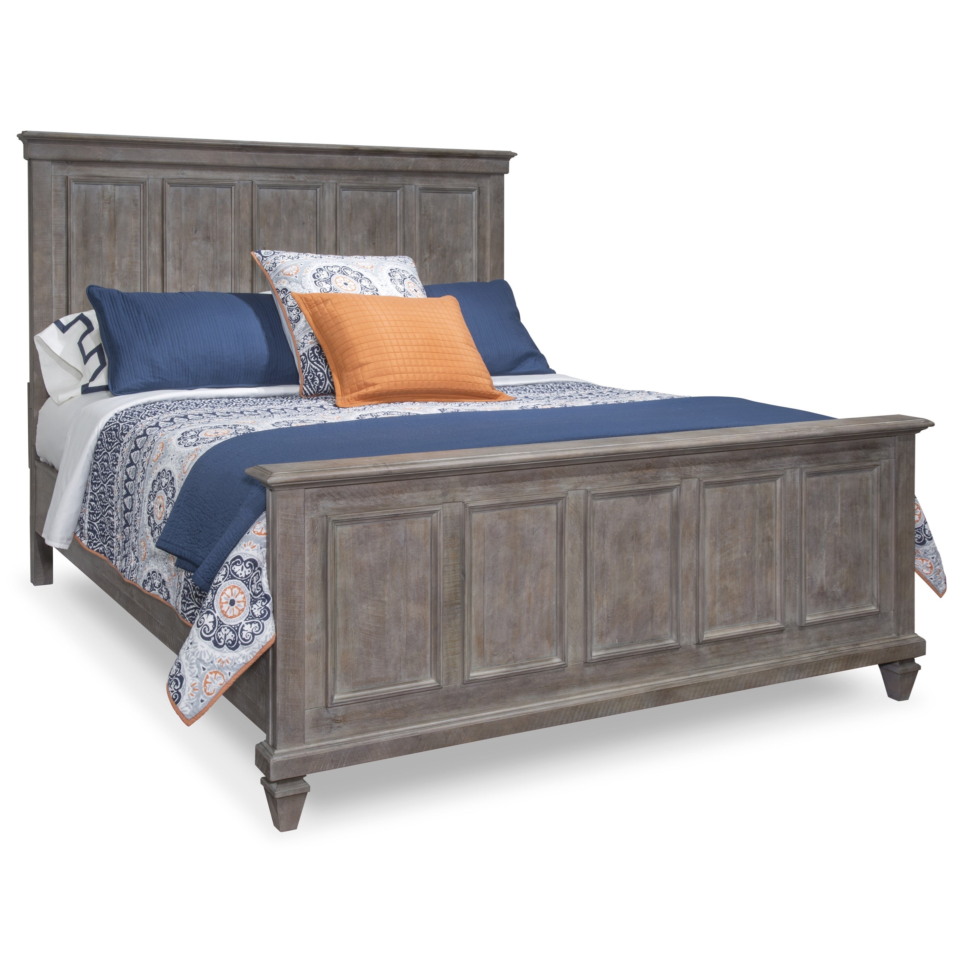 Magnussen Home Lancaster Rustic Queen Panel Bed Value City