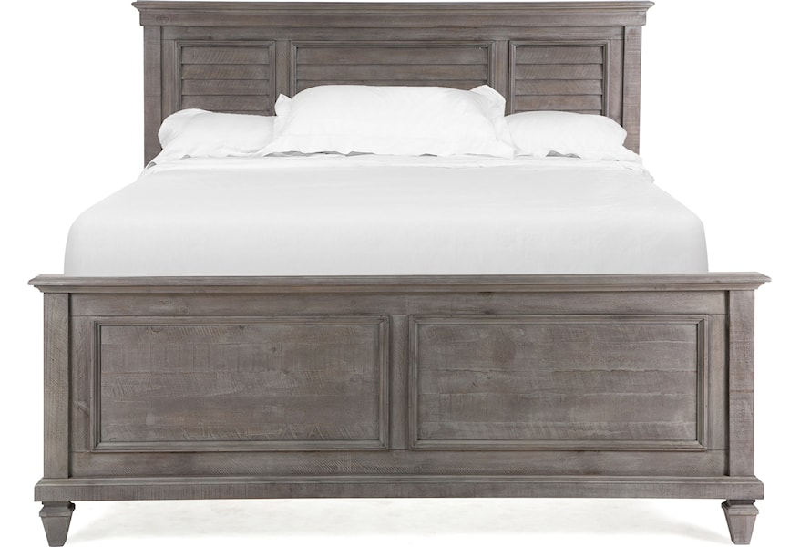 Magnussen Home Lancaster Rustic King Shutter Panel Bed Value