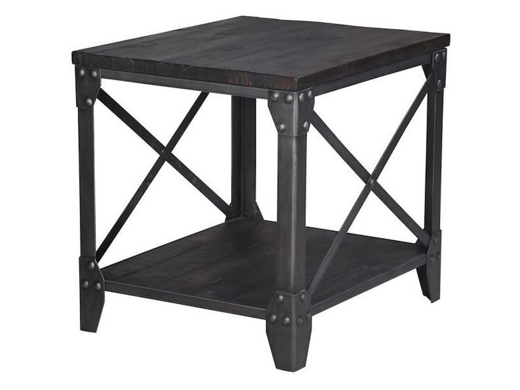 Magnussen Home Ord Rectangular End Table With Shelf Wayside Furniture Tables Magnussen Home Ord Rectangular End