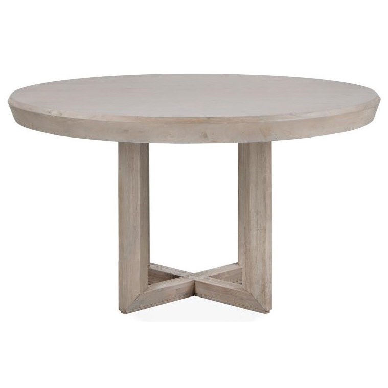 Magnussen Home Palisade Contemporary 54 Inch Round Dining Table Value City Furniture Kitchen Tables