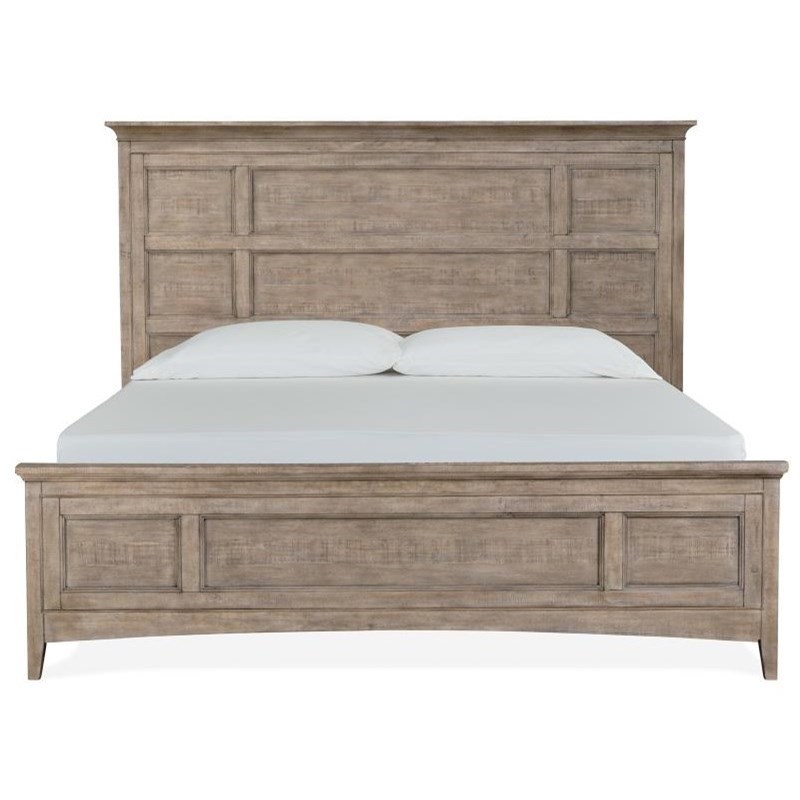Magnussen Home Paxton Place King Panel Bed With Sideboard Storage