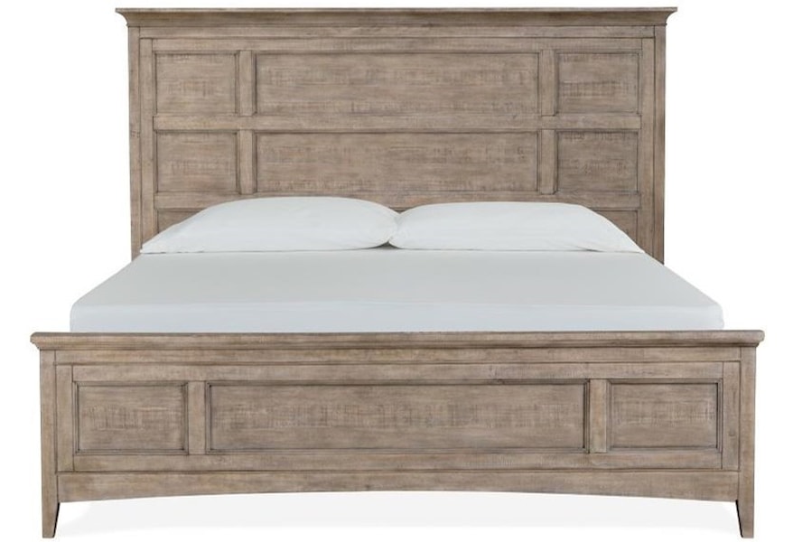 Magnussen Home Paxton Place King Panel Bed With Sideboard Storage