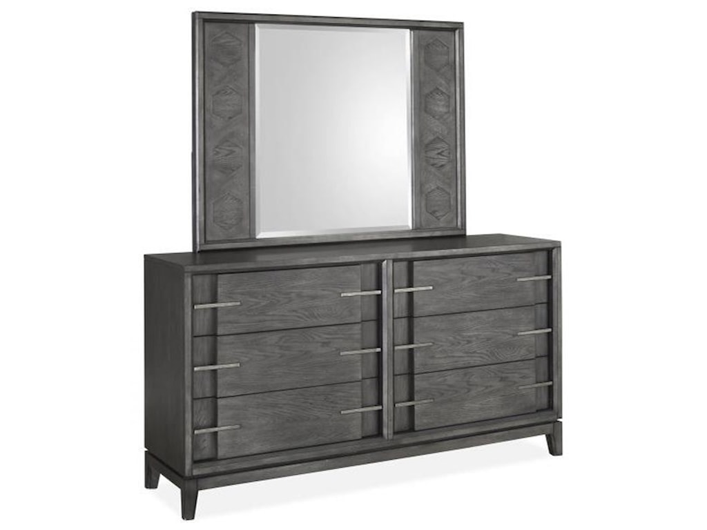 Magnussen Home Proximity Heights Bedroom Modern Dresser And Mirror Magnussen Home Proximity Heights Bedroomdresser And Mirror Set