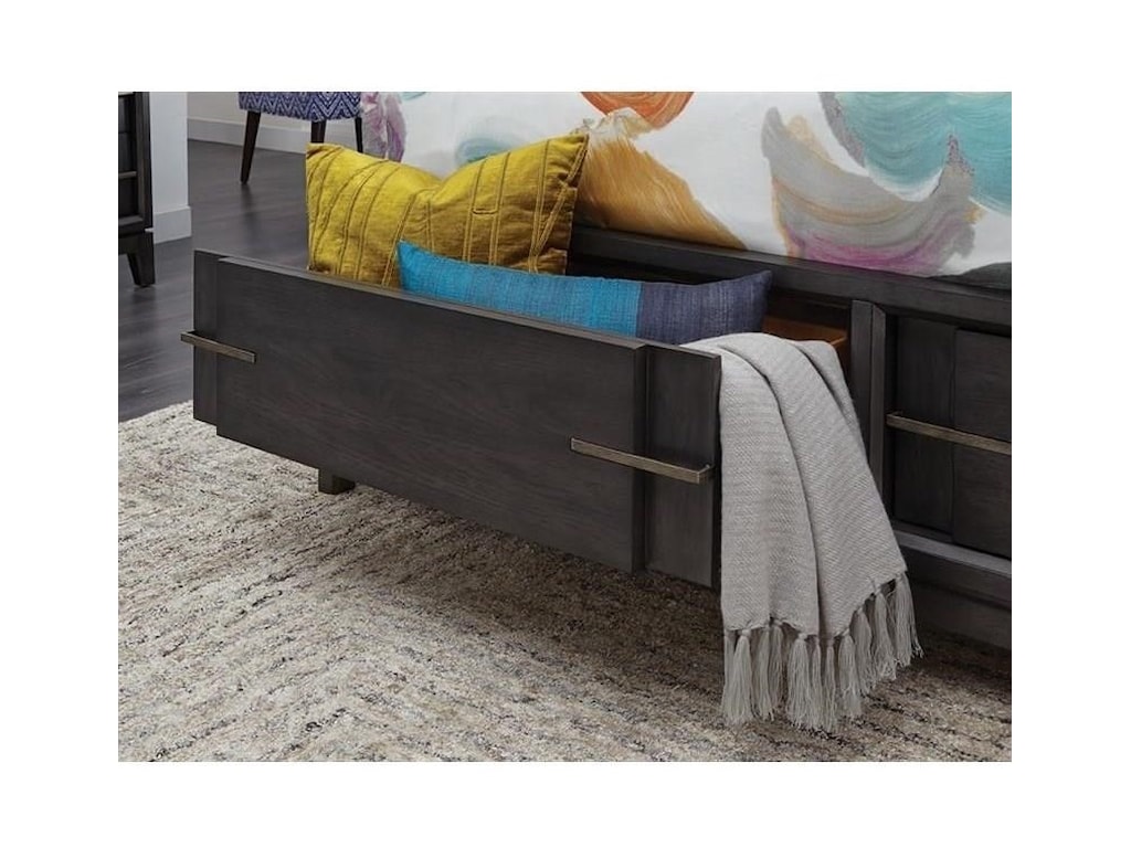 Magnussen Home Proximity Heights BedroomKing Pattern Storage Bed