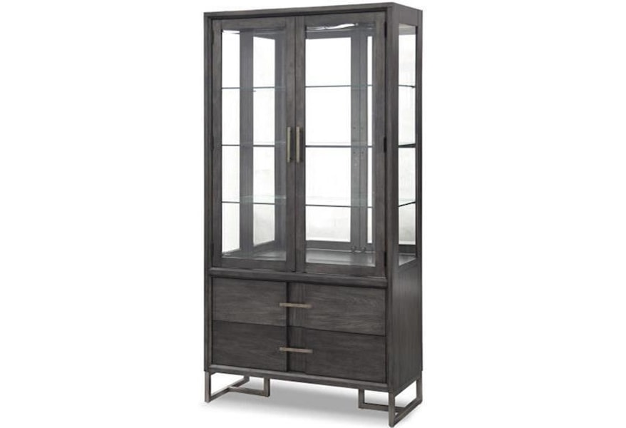 Magnussen Home Proximity Heights Curio China Cabinet With Touch