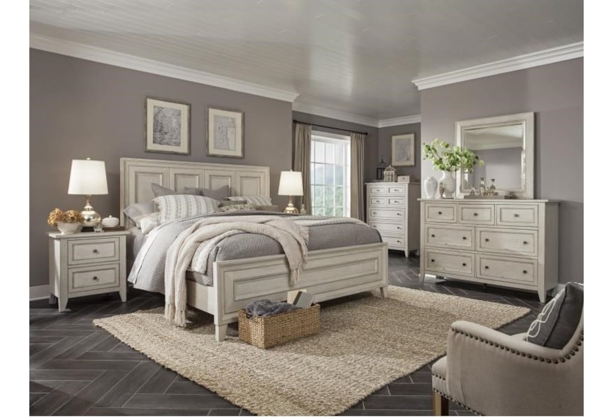 Magnussen Home Raelynn King Wood Panel Bed Stoney Creek Furniture Panel Beds Stoney Creek Furniture Bedroom Sets