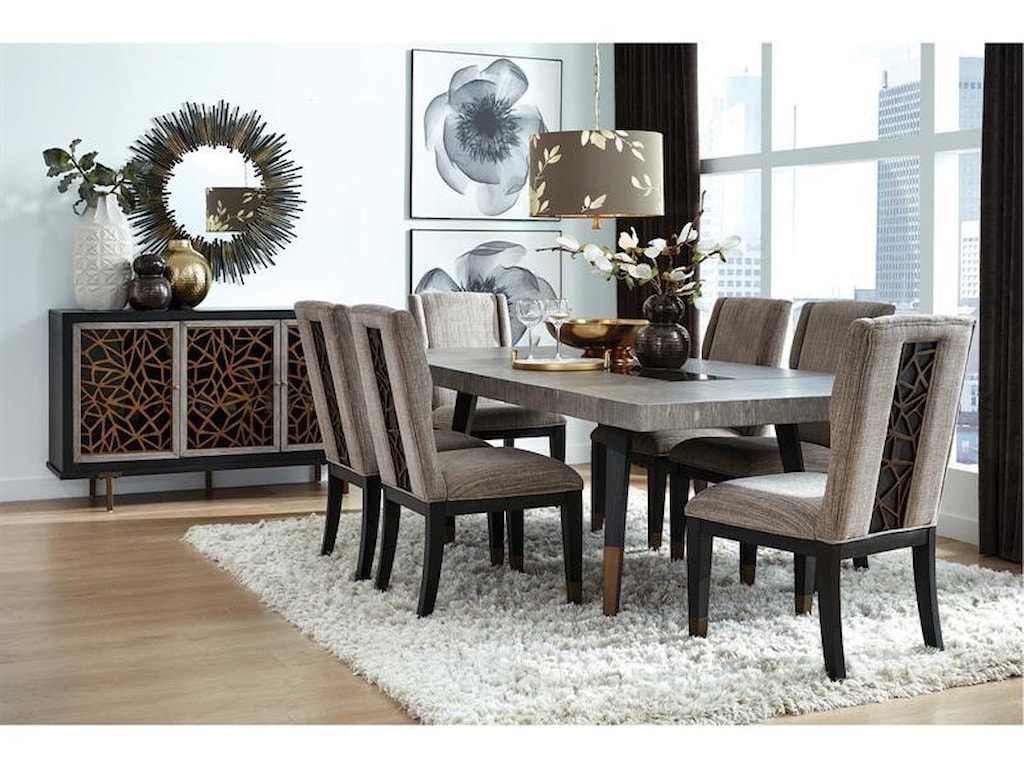 Magnussen Home Ryker D5013 20 6x66 15 8 Piece Rectangular Dining Magnussen Home Ryker D5013 20 6x66 15 8 Piece Rectangular Dining