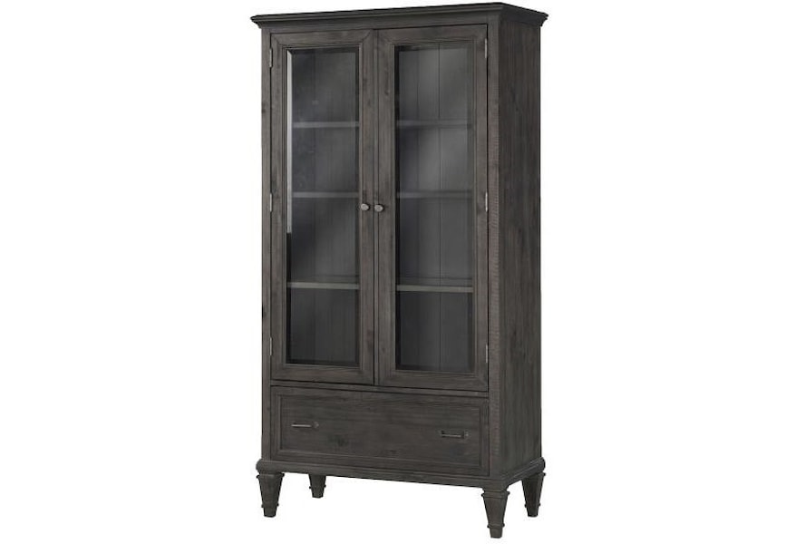 Magnussen Home Sutton Place H3612 22 Bookcase With Glass Doors And