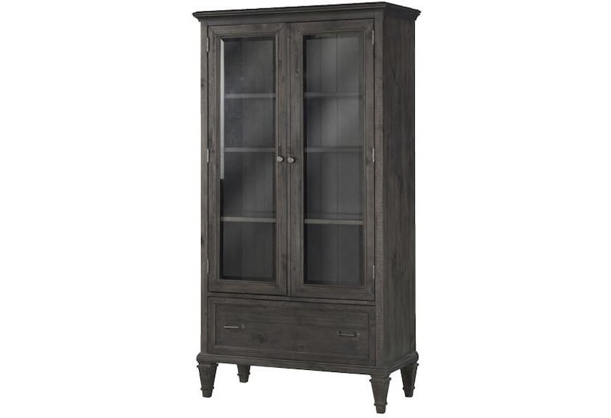 Magnussen Home Sutton Place H3612 22 Bookcase With Glass Doors And