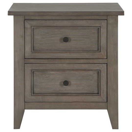 Magnussen Home Talbot B3744 01 Nightstand With Two Dovetail Drawers Dunk Bright Furniture Nightstands