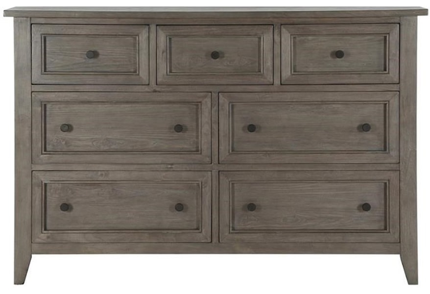 Magnussen Home Talbot Dresser With Seven Dovetail Drawers Darvin
