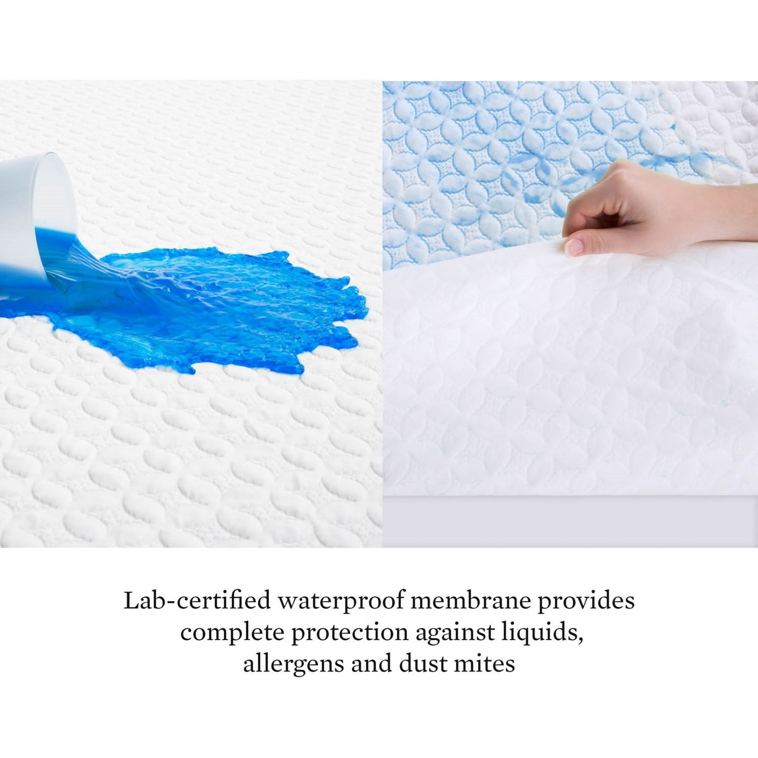 Malouf Five 5ided Icetech Slicqq5p Queen Five 5ided Icetech Mattress Protector Del Sol Furniture Mattress Protectors