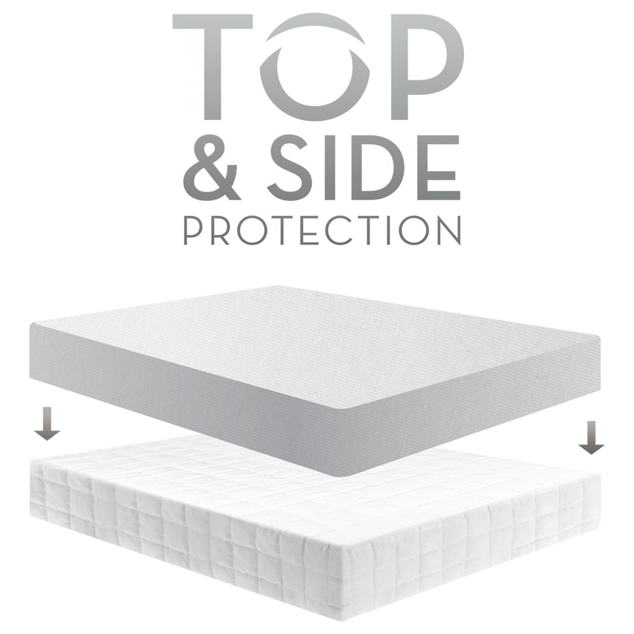 Malouf Omniphase Twin Mattress Protector 10 Year Warranty Rooms And Rest Bedding Mattress Protector