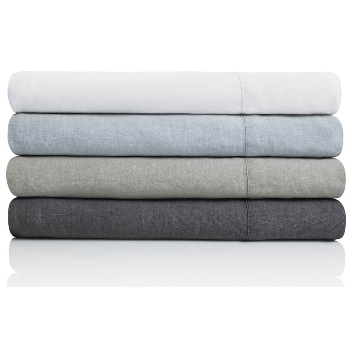 Malouf French Linen Wo162kksmld King 100 French Linen Duvet Set